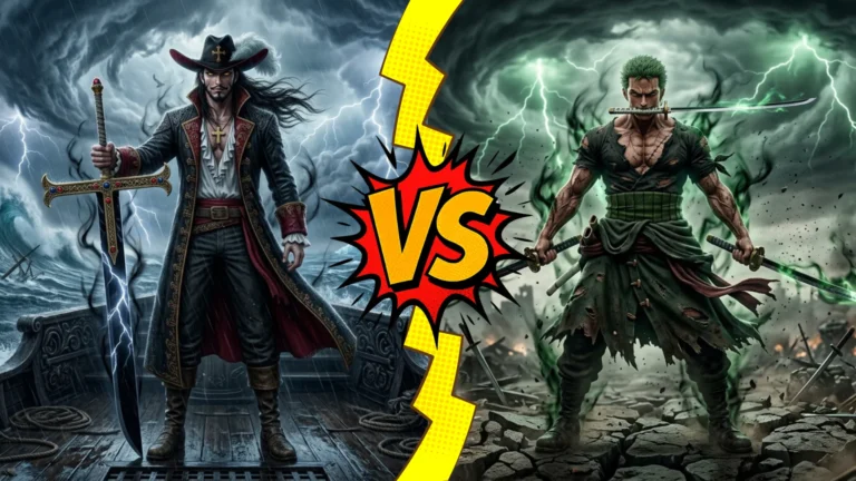 Dracule Mihawk vs Roronoa Zoro