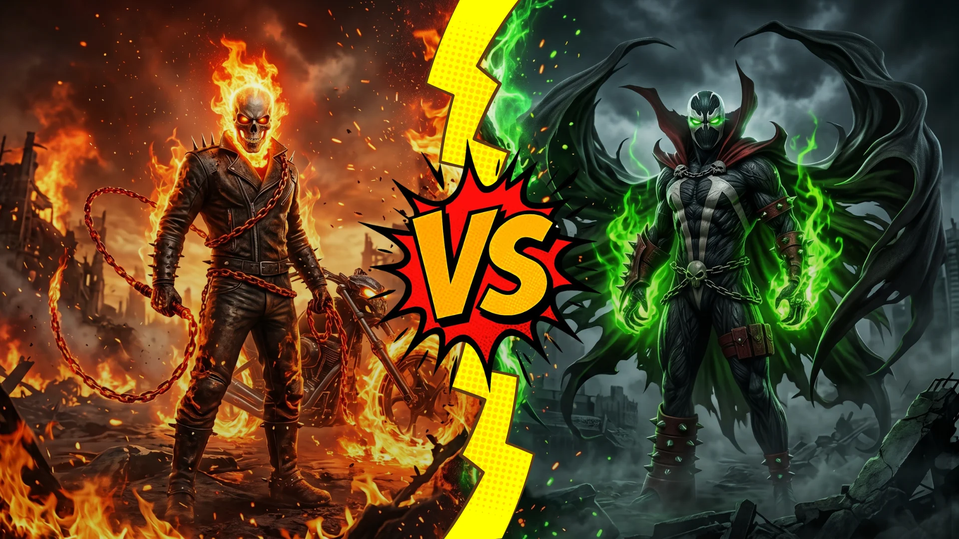 Ghost Rider vs Spawn
