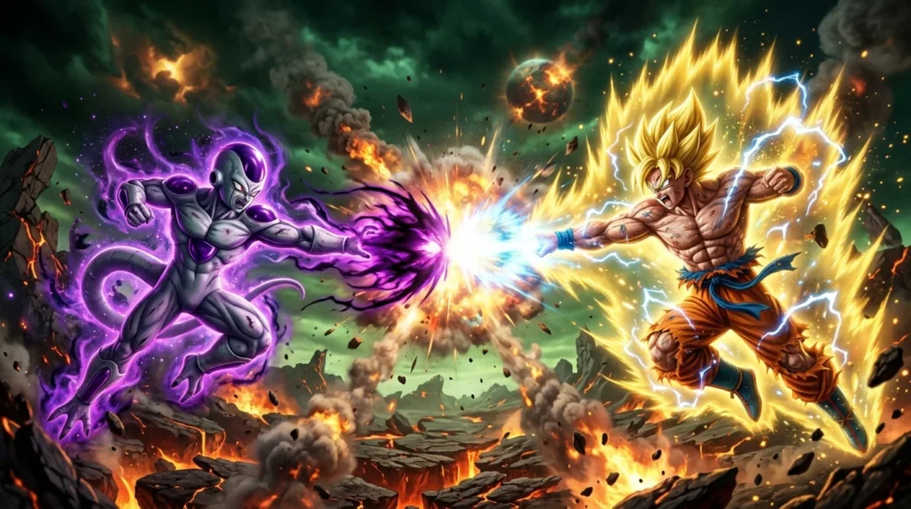 Goku vs Frieza Strength and Durability Comparison