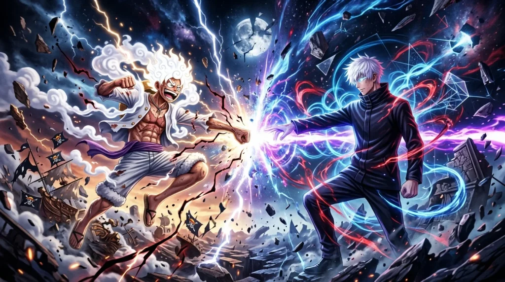 Luffy vs Gojo