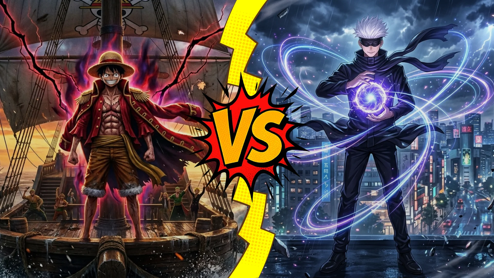 Monkey D. Luffy vs Satoru Gojo