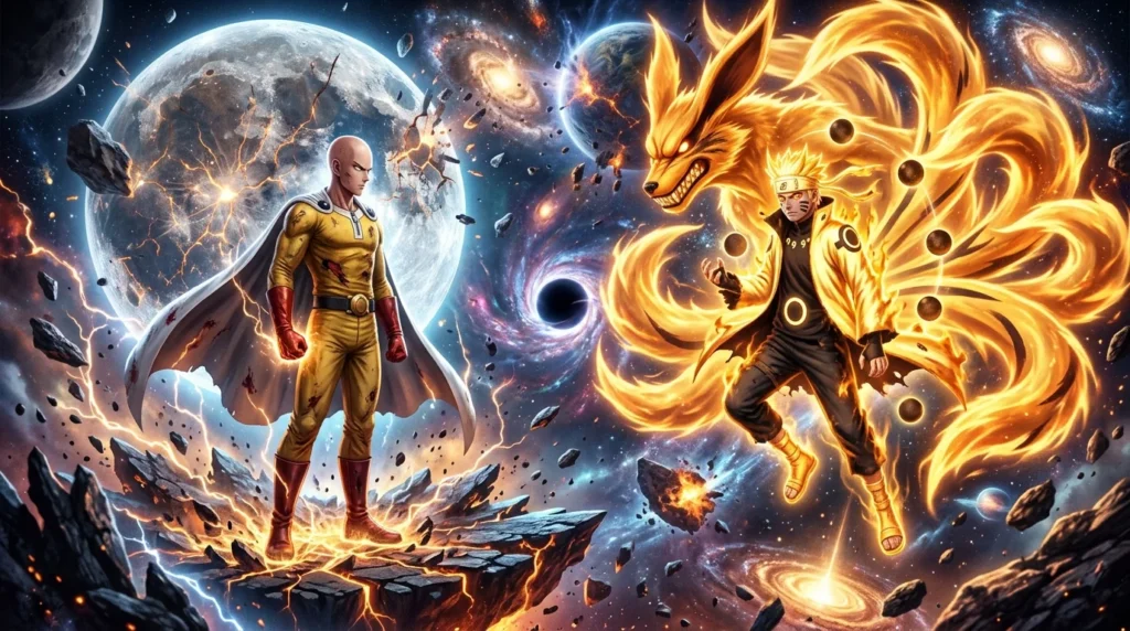 Power comparions saitama vs naruto