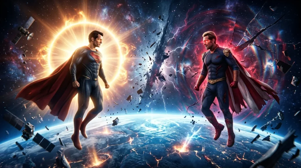 Superman vs Homelander in Comics vs TV Scaling