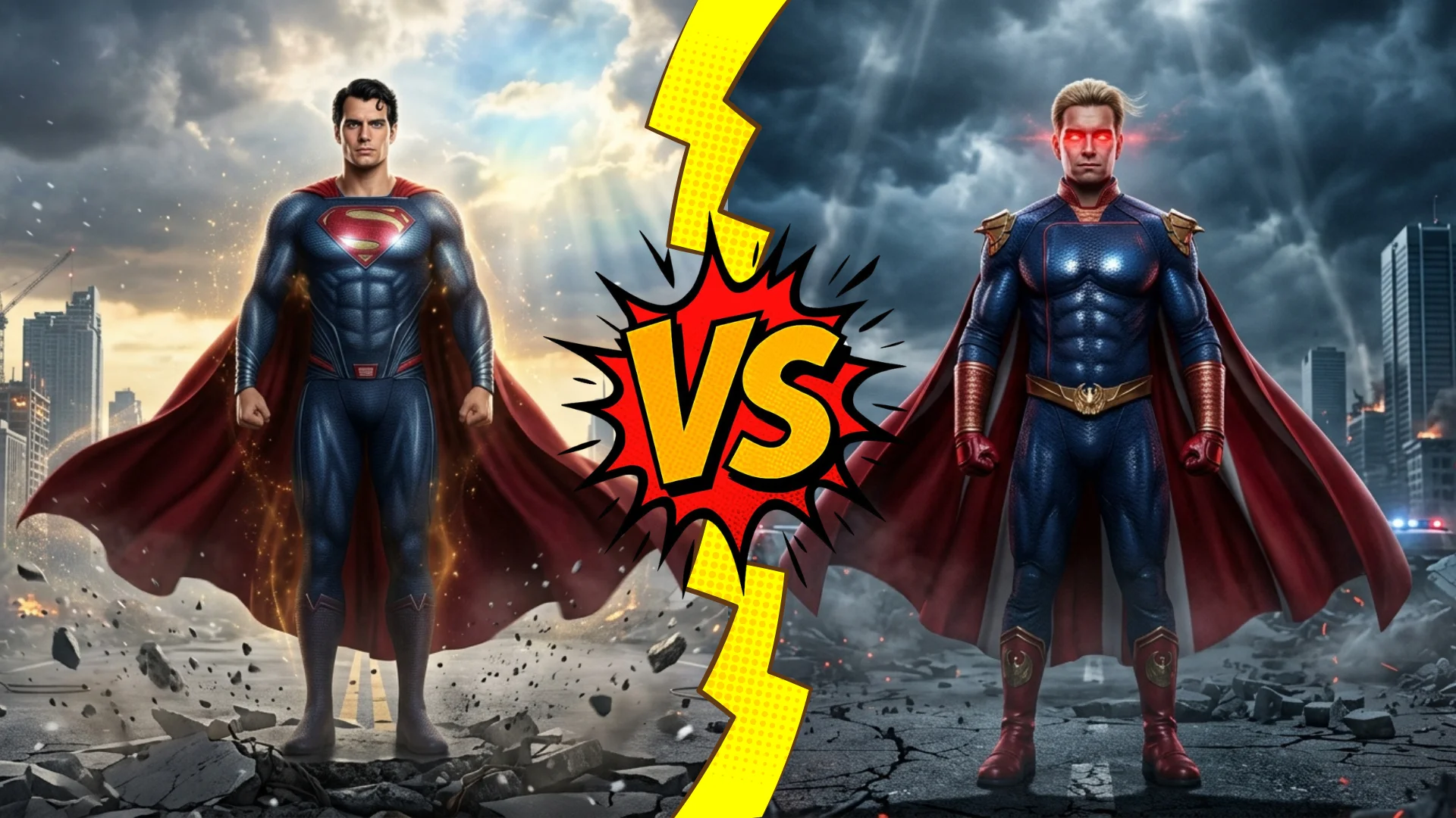 Superman vs Homelander