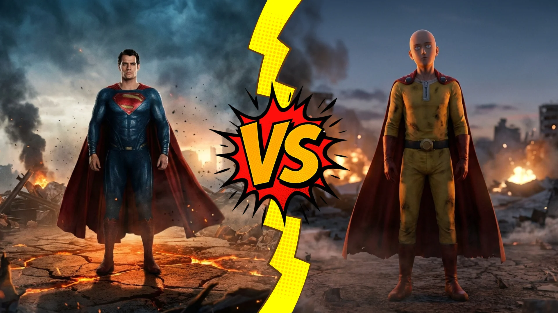 Superman vs Saitama