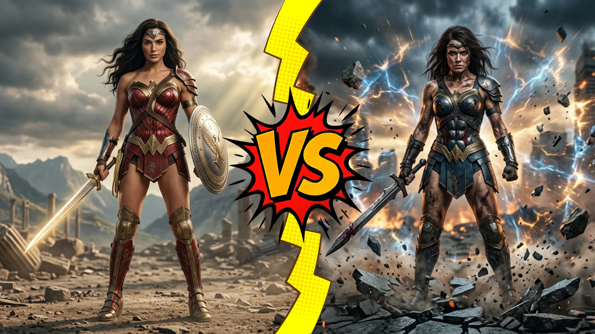 Wonder Woman vs Queen Maeve
