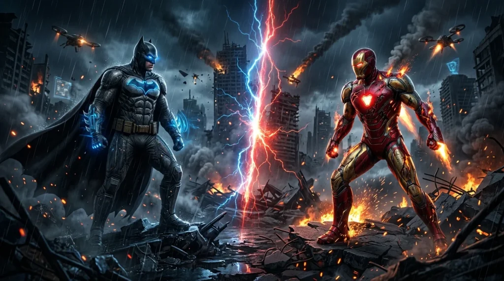 batman vs ironman comparison