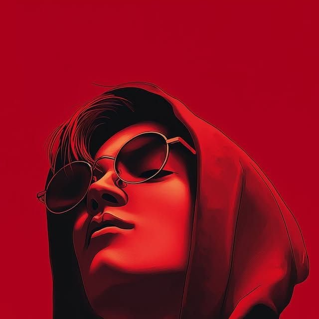 Aesthetic Red PFP For Boys