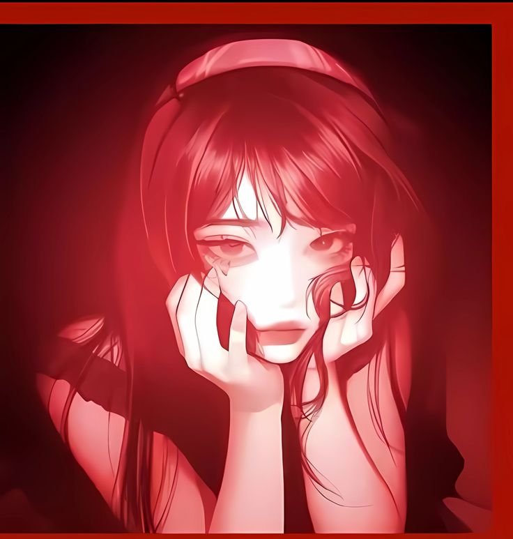 Aesthetic Red PFP For Girls