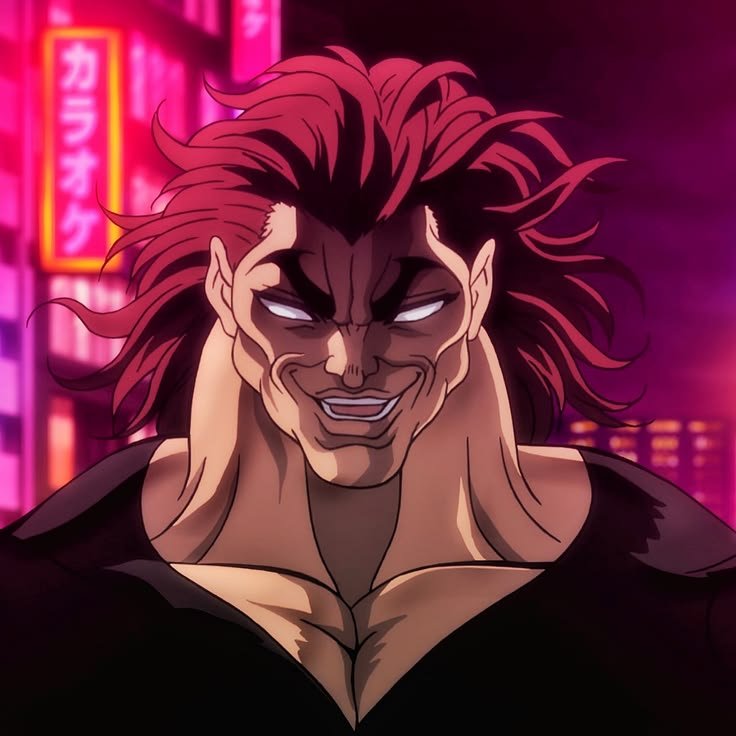 Aesthetic Yujiro Hanma PFP