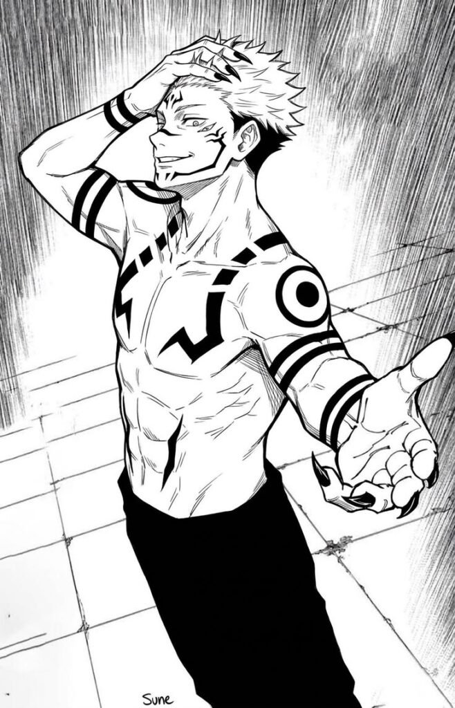 Black and White Ryomen Sukuna PFP