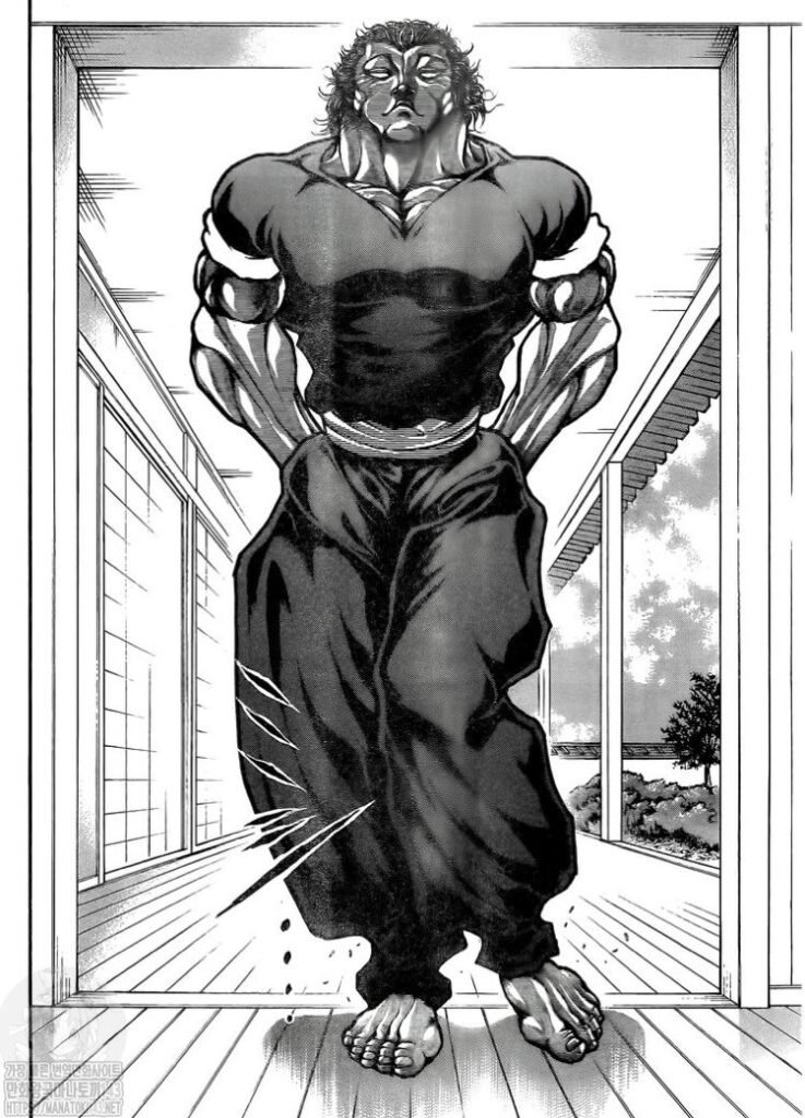 Black and White Yujiro Hanma PFP