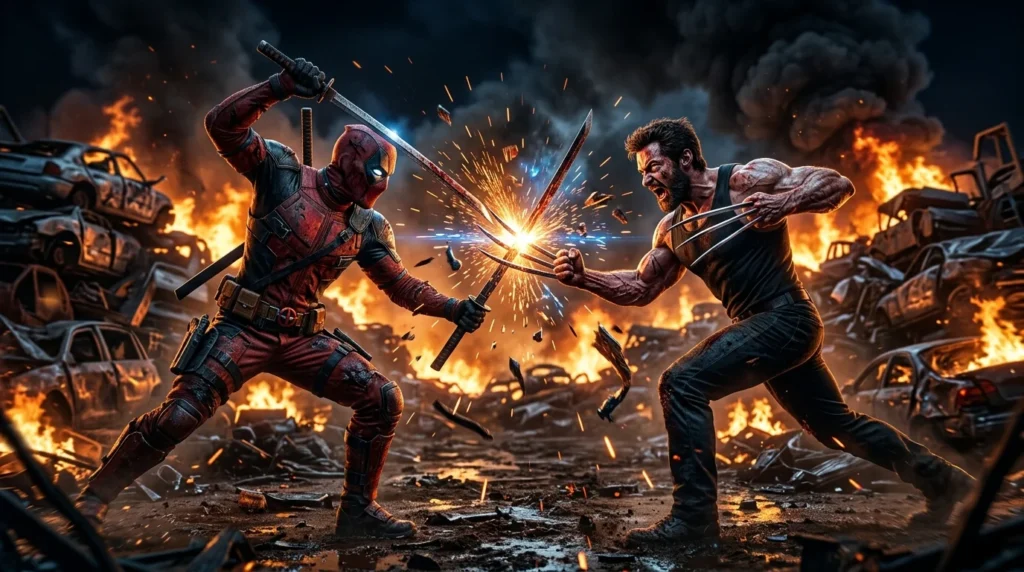 Deadpool vs Wolverine in Comics vs Movies Scaling