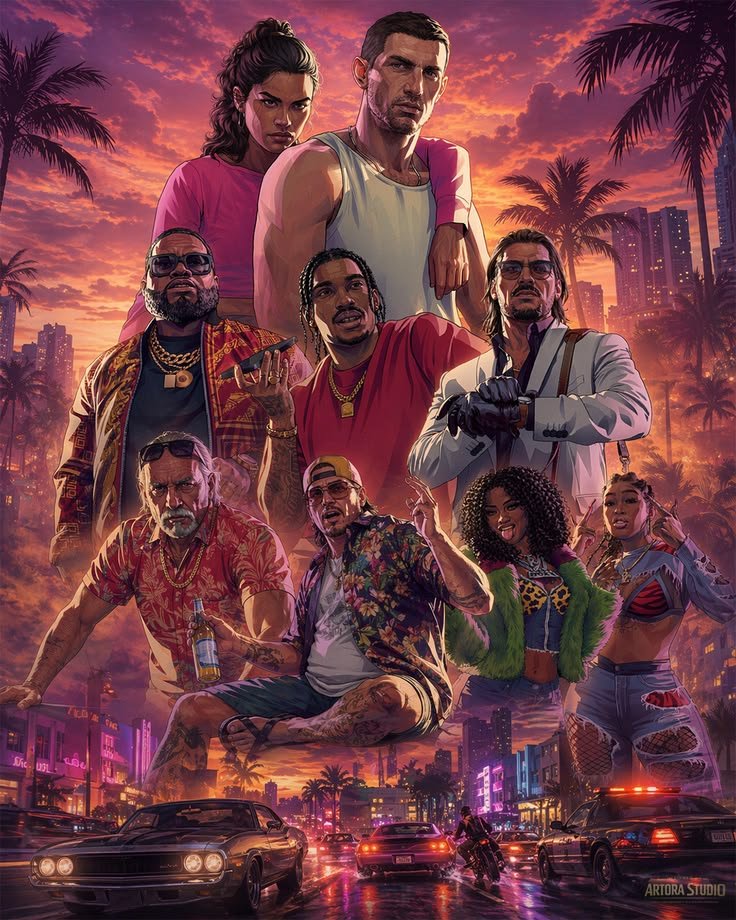 HD 4K Grand Theft Auto VI PFP