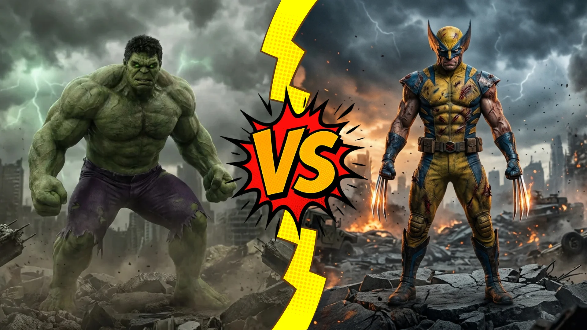 Hulk vs Wolverine