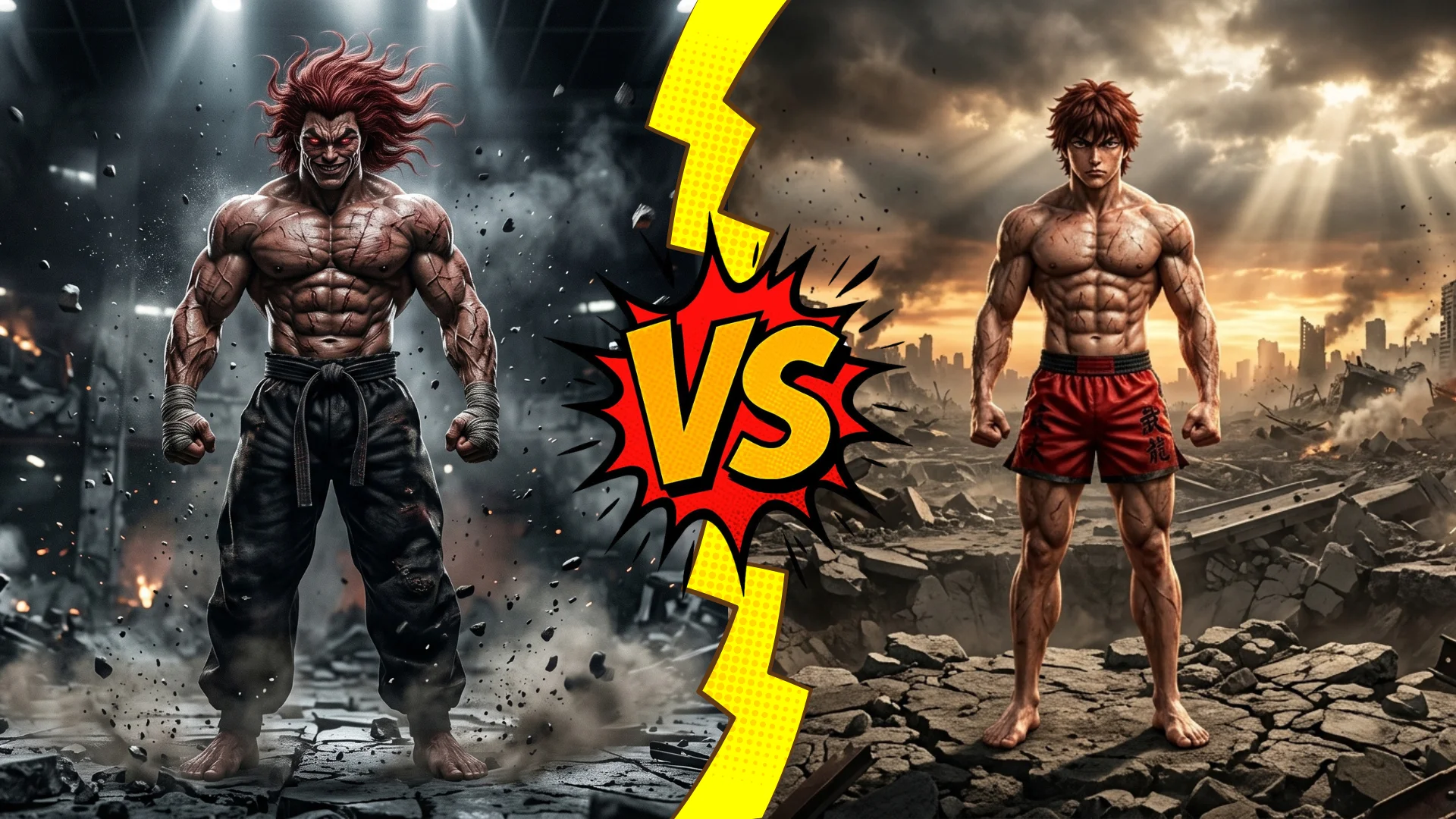Yujiro Hanma vs Baki Hanma