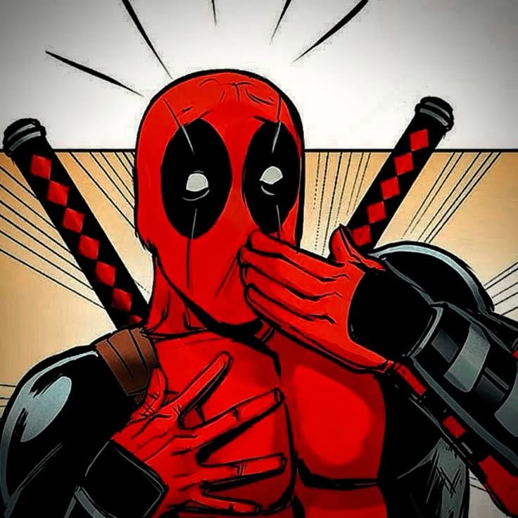 Anime-Style Deadpool PFP