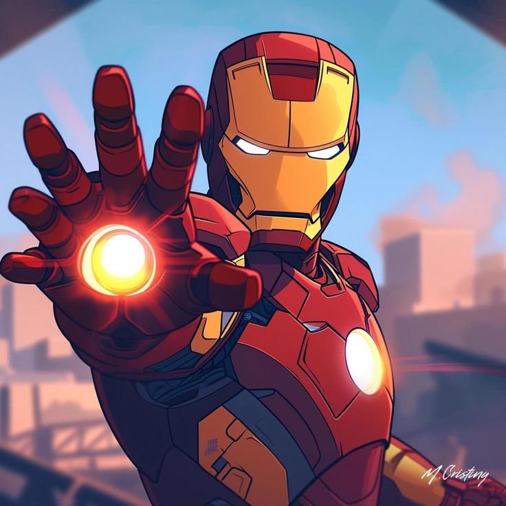 Anime-Style Iron Man PFPs