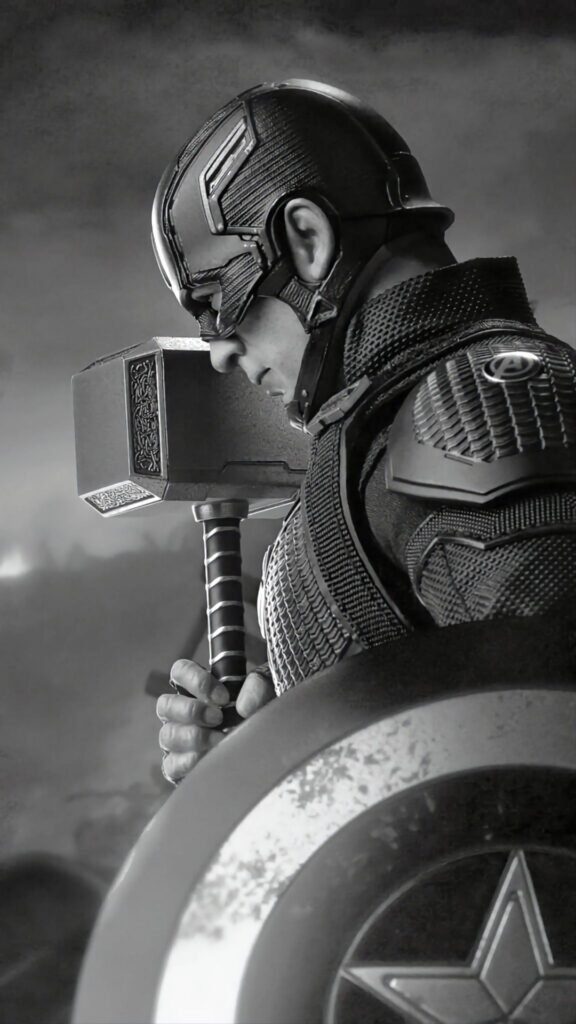 Black and White Captain America PFPs