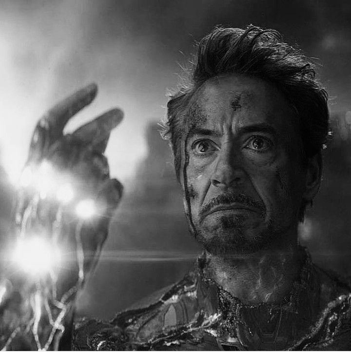 Black and White Iron Man PFPs
