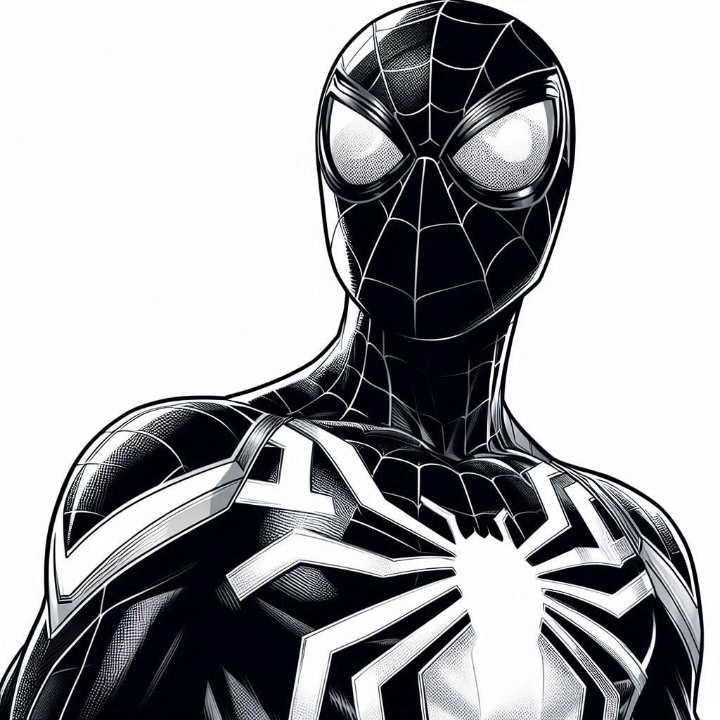 Black and White Spider Man PFPs