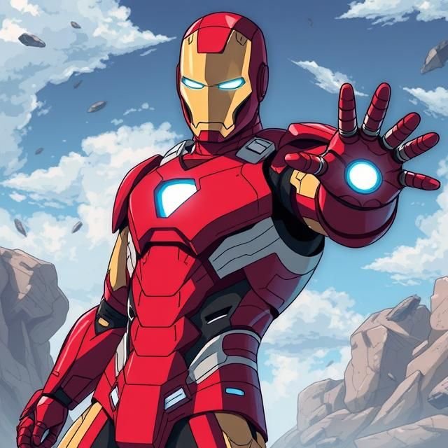 Classic Red-Gold Armor PFPs