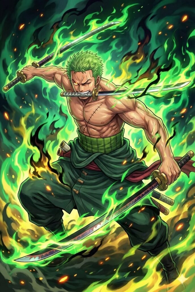Classic Three Sword Style Zoro PFP