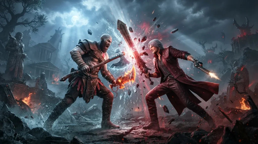 Dante vs Kratos
