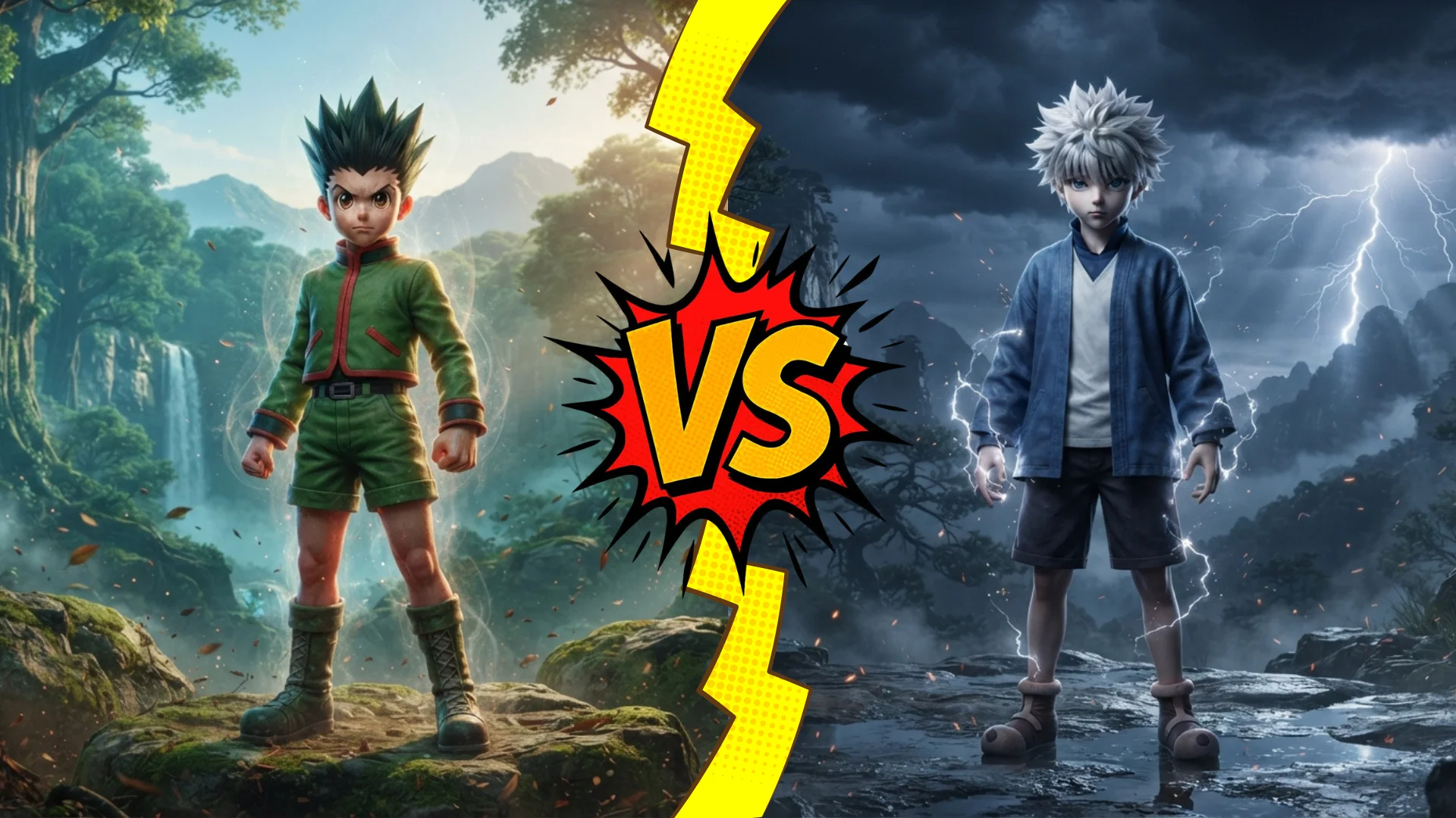 Gon vs Killua