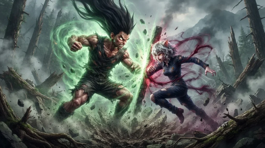 Gon vs Pitou power comparison