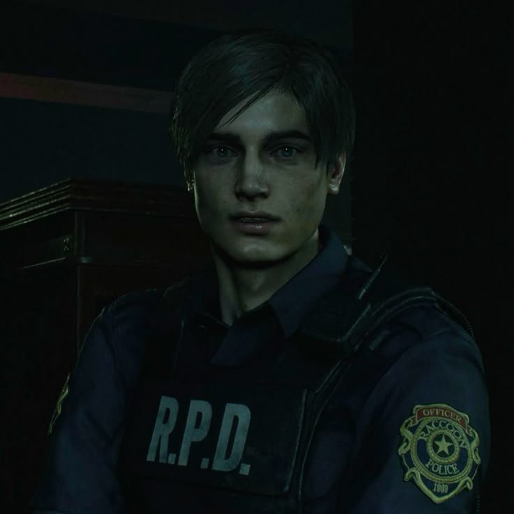 Leon Kennedy RE2 PFP The Rookie Cop Era