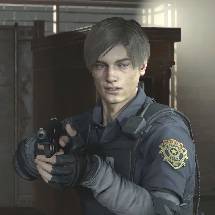 Leon Kennedy RE2 PFP The Rookie Cop Era