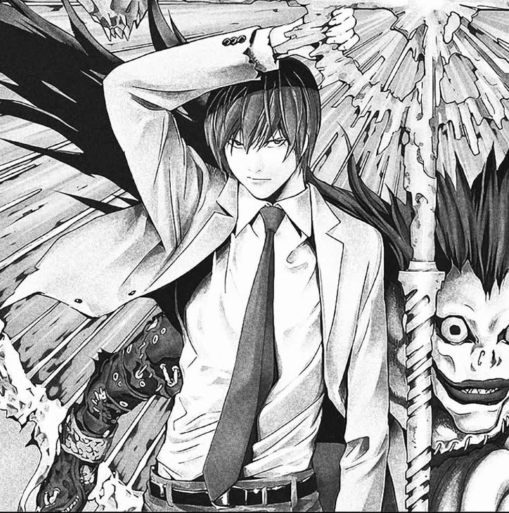 Manga Panel Light Yagami PFP