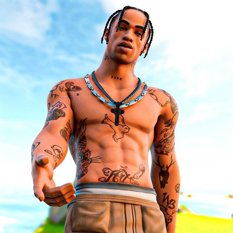 Travis Scott PFP Fortnite