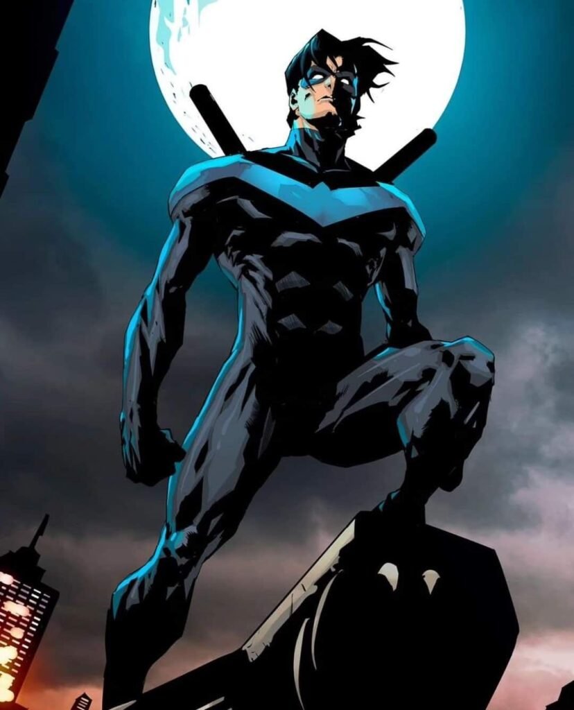 Classic Blue-and-Black Nightwing PFP