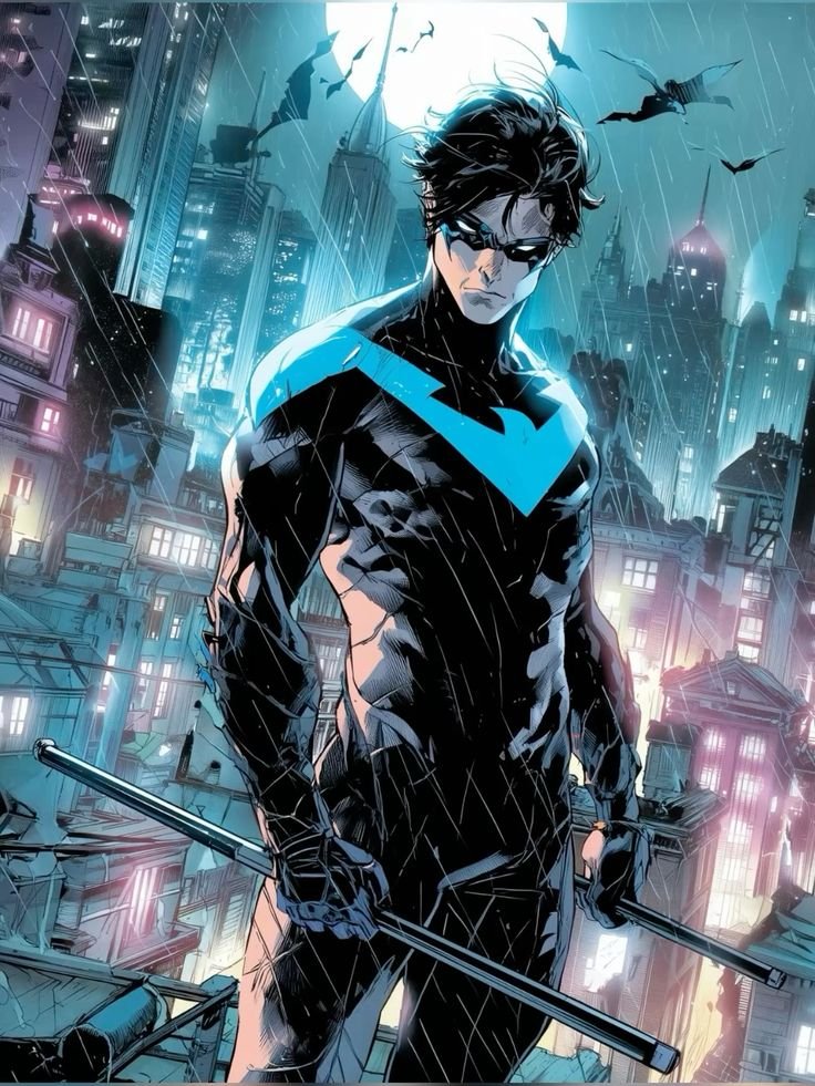 Classic Blue-and-Black Nightwing PFP