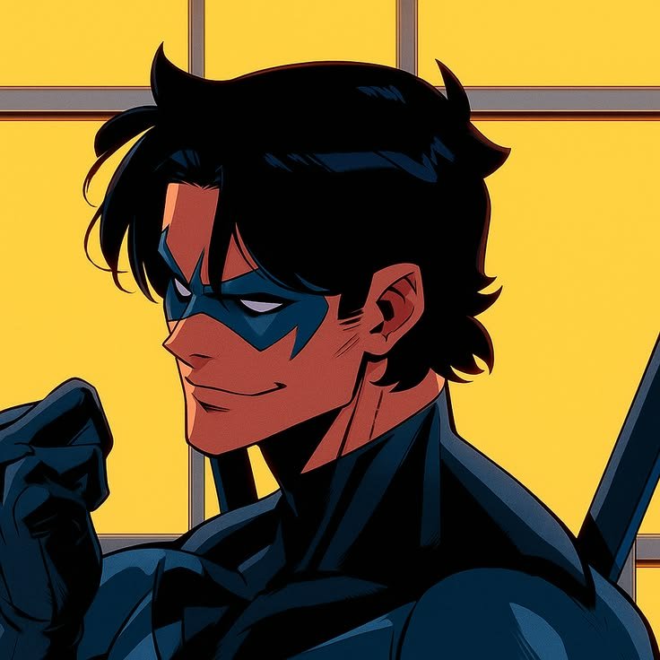 Classic Blue-and-Black Nightwing PFP