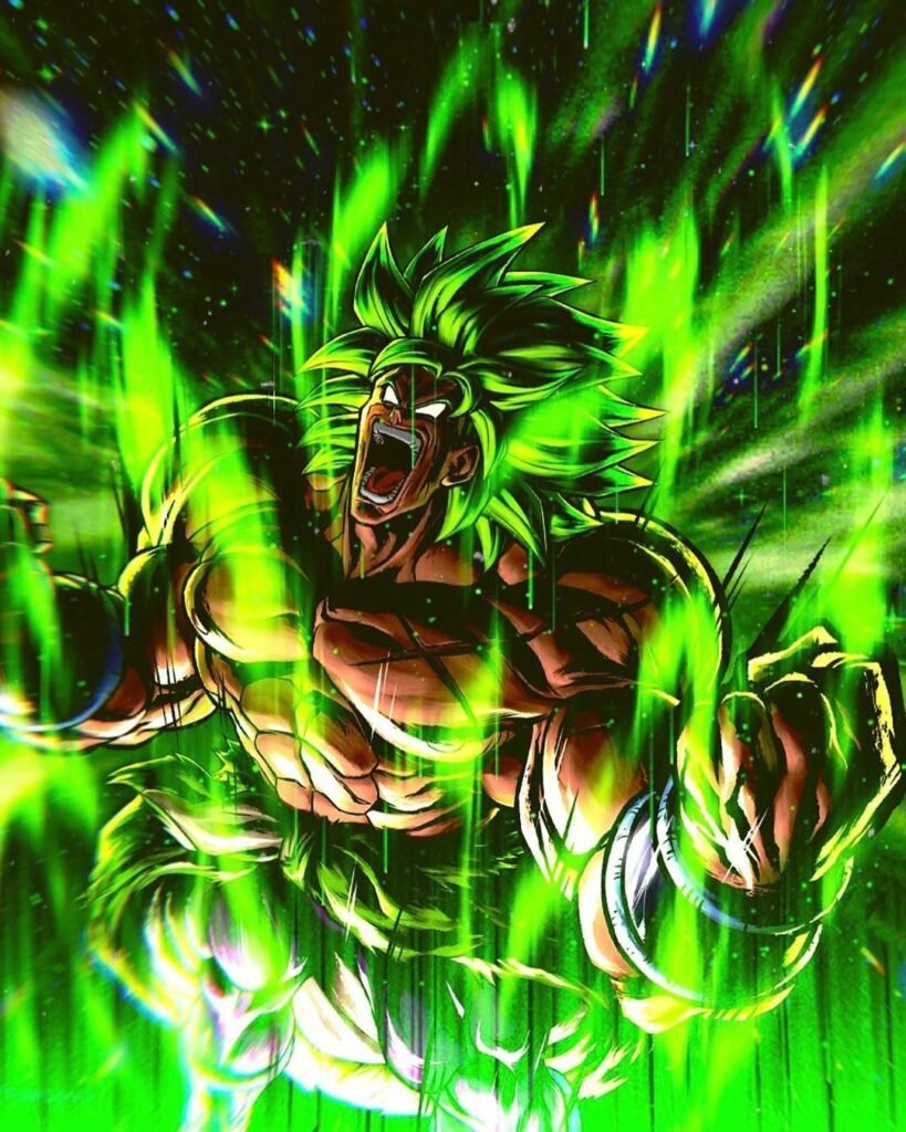 Legendary Super Saiyan (Green Aura) Broly PFP