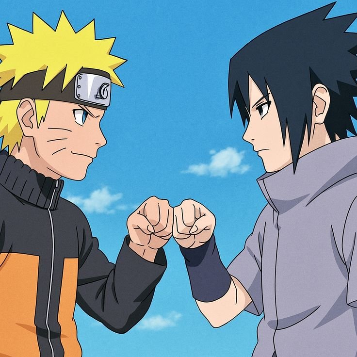 Naruto and Sasuke Matching PFP