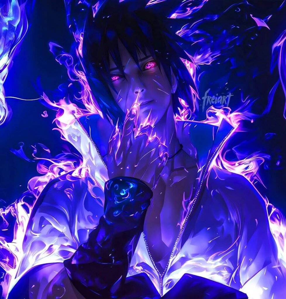 Sasuke Uchiha Mangekyō Sharingan PFP (3)