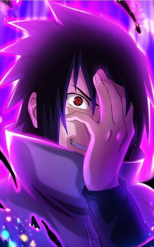 Sasuke Uchiha Purple PFP