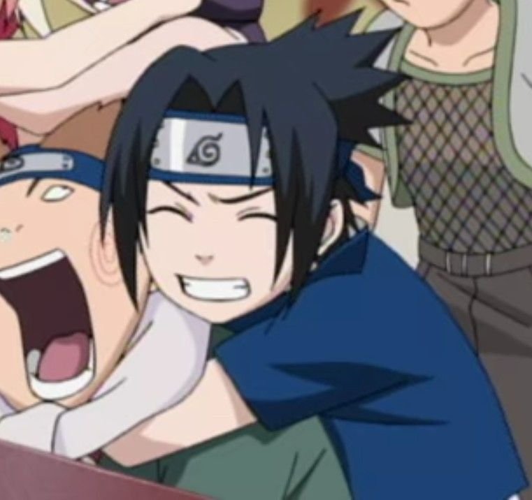 Sasuke Uchiha Smiling Meme PFP