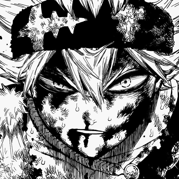 Asta PFP Black And White