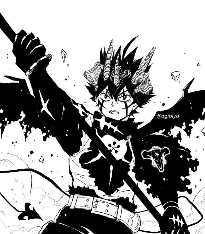 Asta PFP Black And White