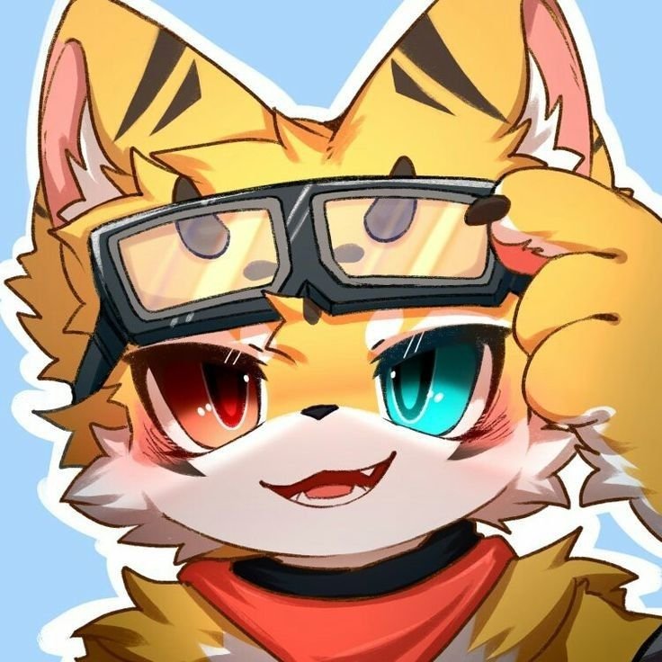 Furry PFP With Glasses